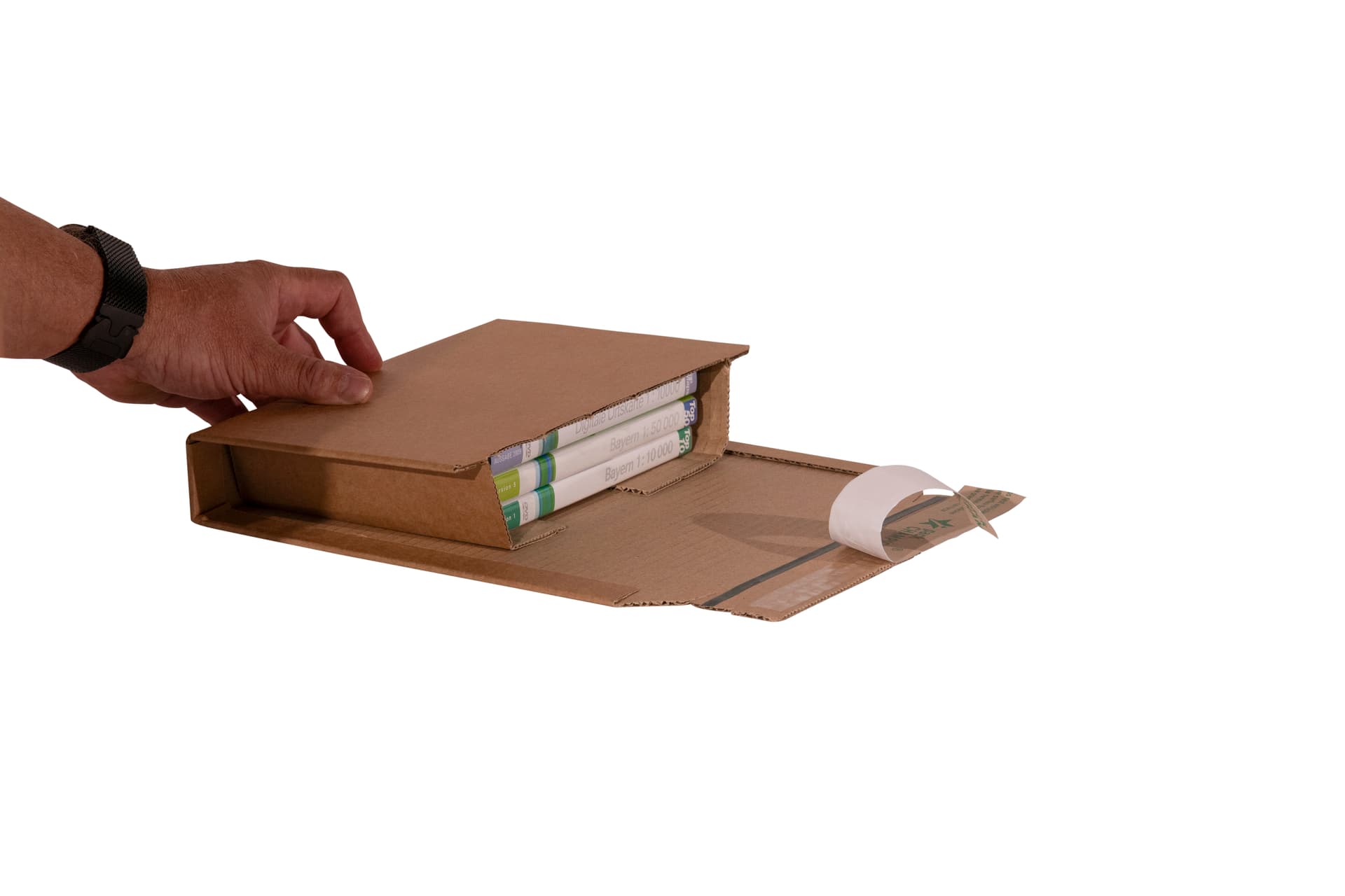 Wickelverpackung seitliche Packgutaufnahme massiv 6