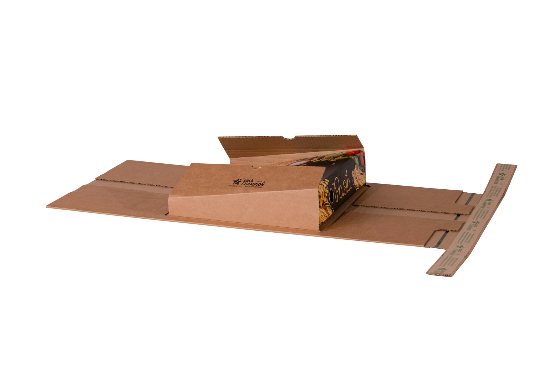 Wickelverpackung Ordner zentrale Packgutaufnahme SUPERSAFE 320x290x80 3