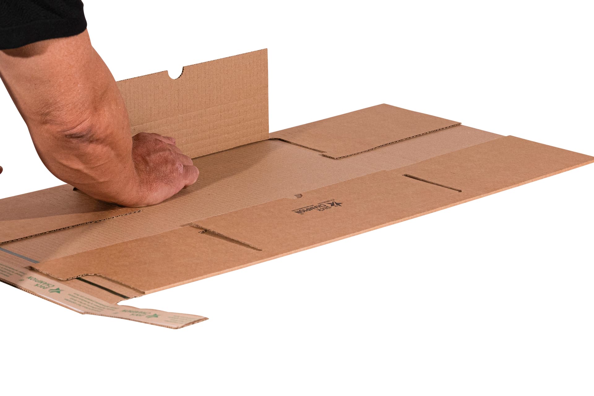 Wickelverpackung DIN LP zentrale Packgutaufnahme SUPERSAFE 320x320x55 5