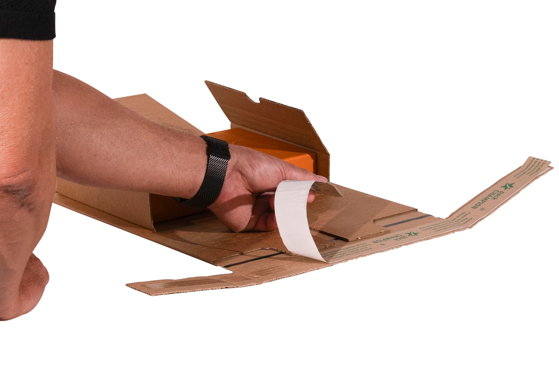 Wickelverpackung DIN LP zentrale Packgutaufnahme SUPERSAFE 320x320x55 7