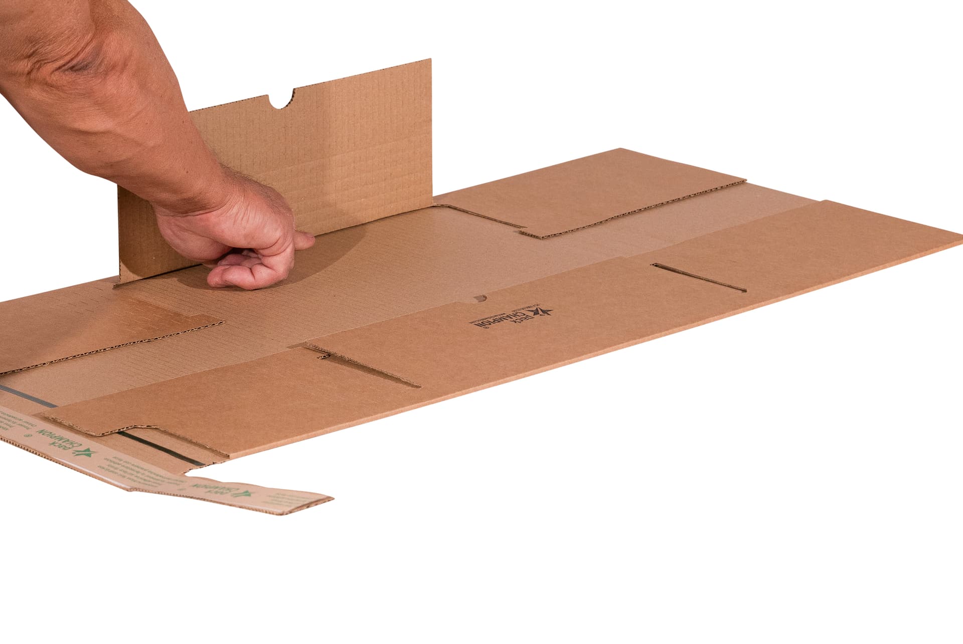 Wickelverpackung DIN LP zentrale Packgutaufnahme SUPERSAFE 320x320x55 8