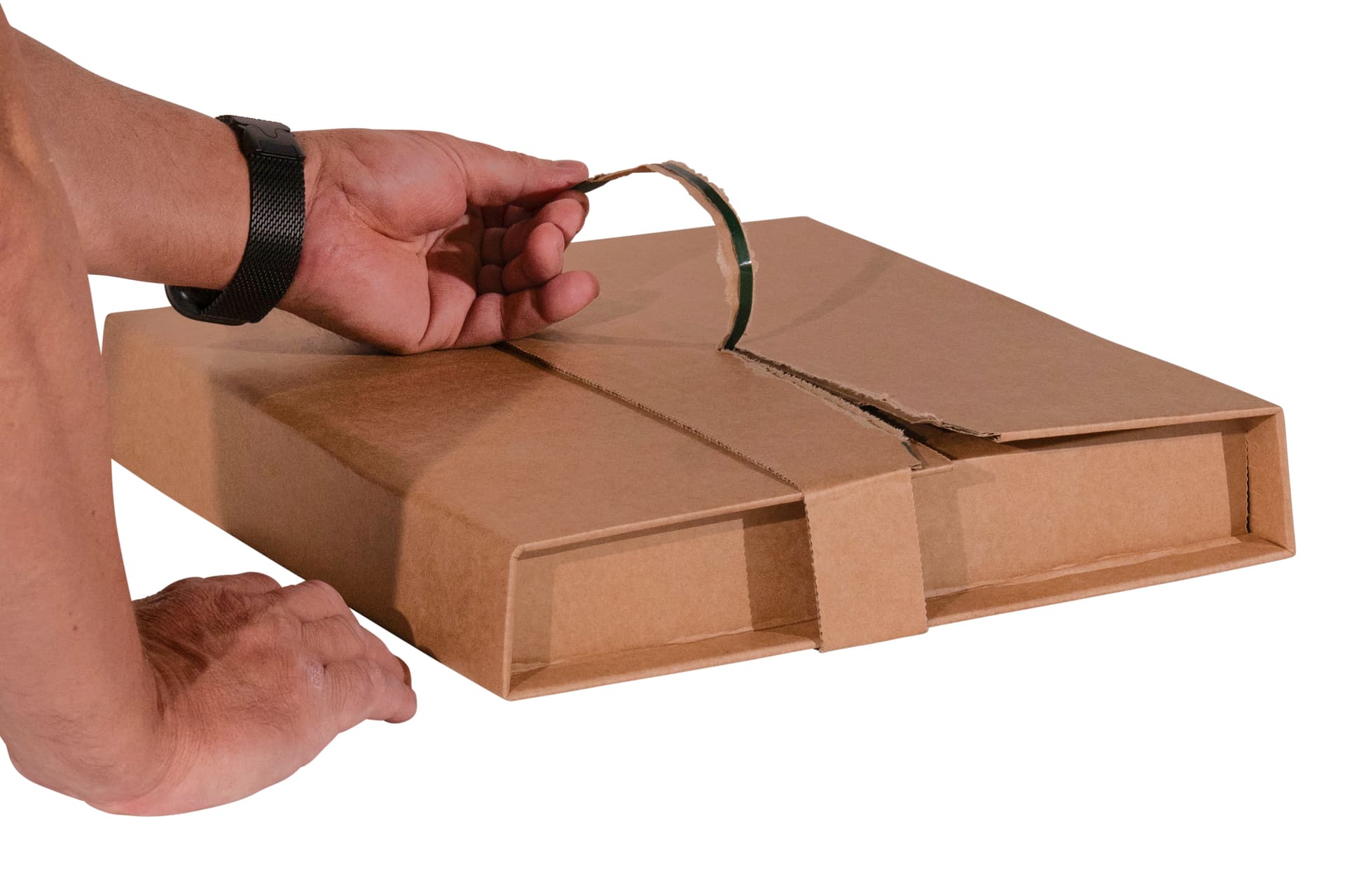 Wickelverpackung DIN LP zentrale Packgutaufnahme SUPERSAFE 320x320x55 6