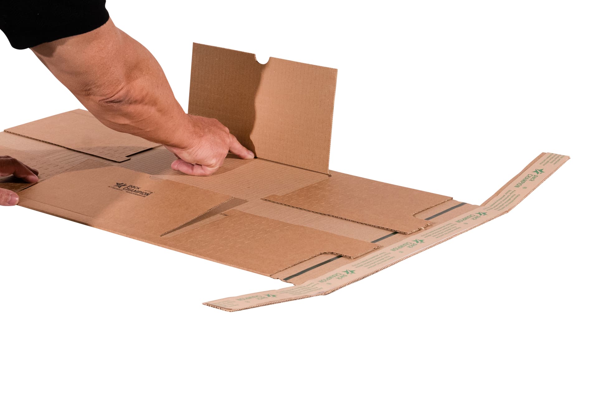 Wickelverpackung DIN LP zentrale Packgutaufnahme SUPERSAFE 320x320x55 12