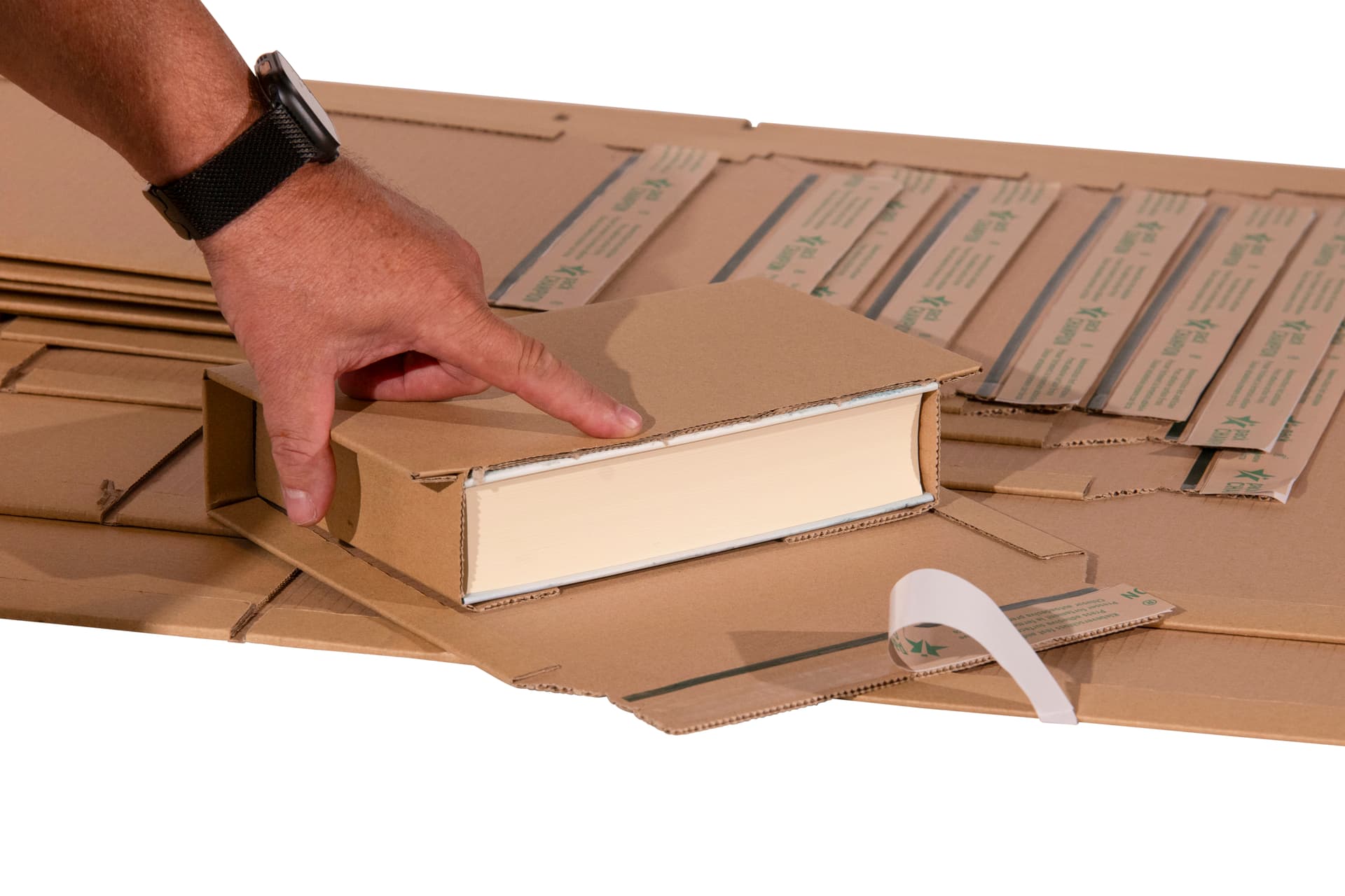 Wickelverpackung seitliche Packgutaufnahme 10