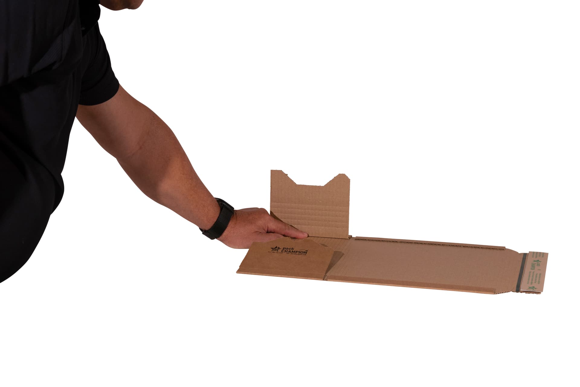 Wickelverpackung seitliche Packgutaufnahme 3