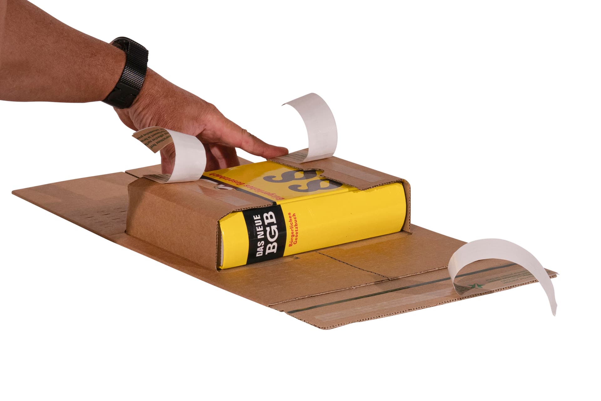 Wickelverpackung wiederverschließbar zentrale Packgutaufnahme 2