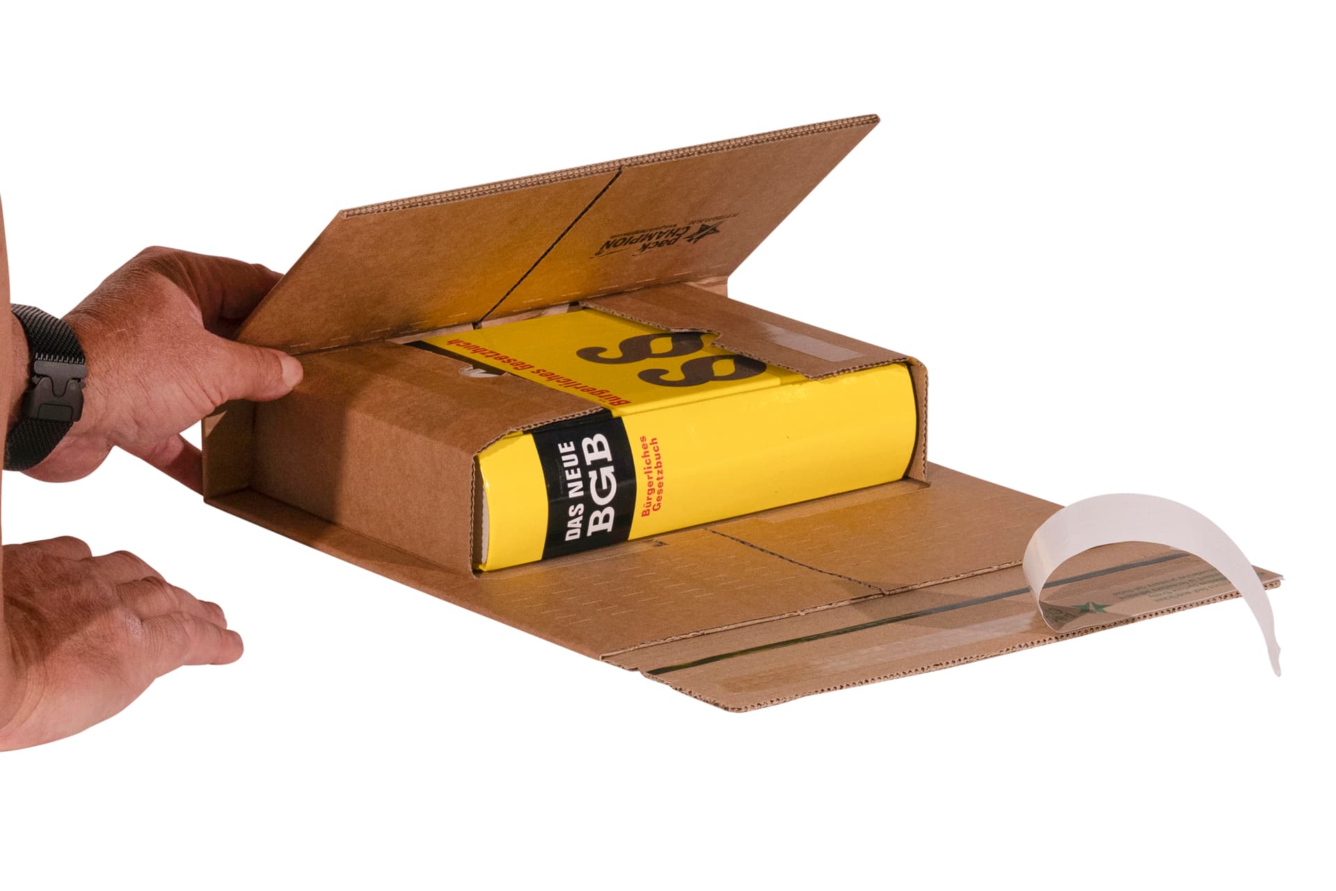 Wickelverpackung wiederverschließbar zentrale Packgutaufnahme 6