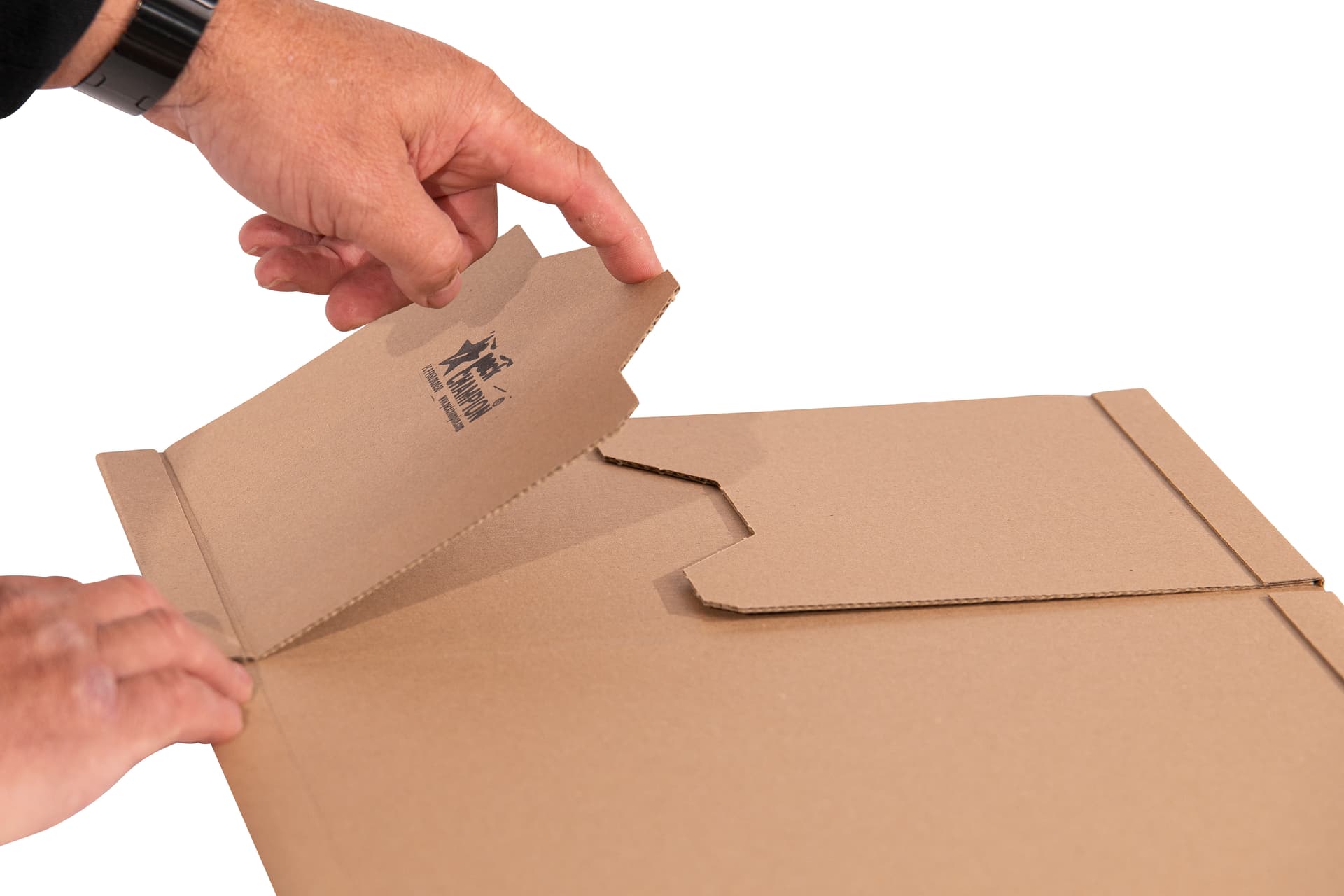 Wickelverpackung seitliche Packgutaufnahme leicht 4