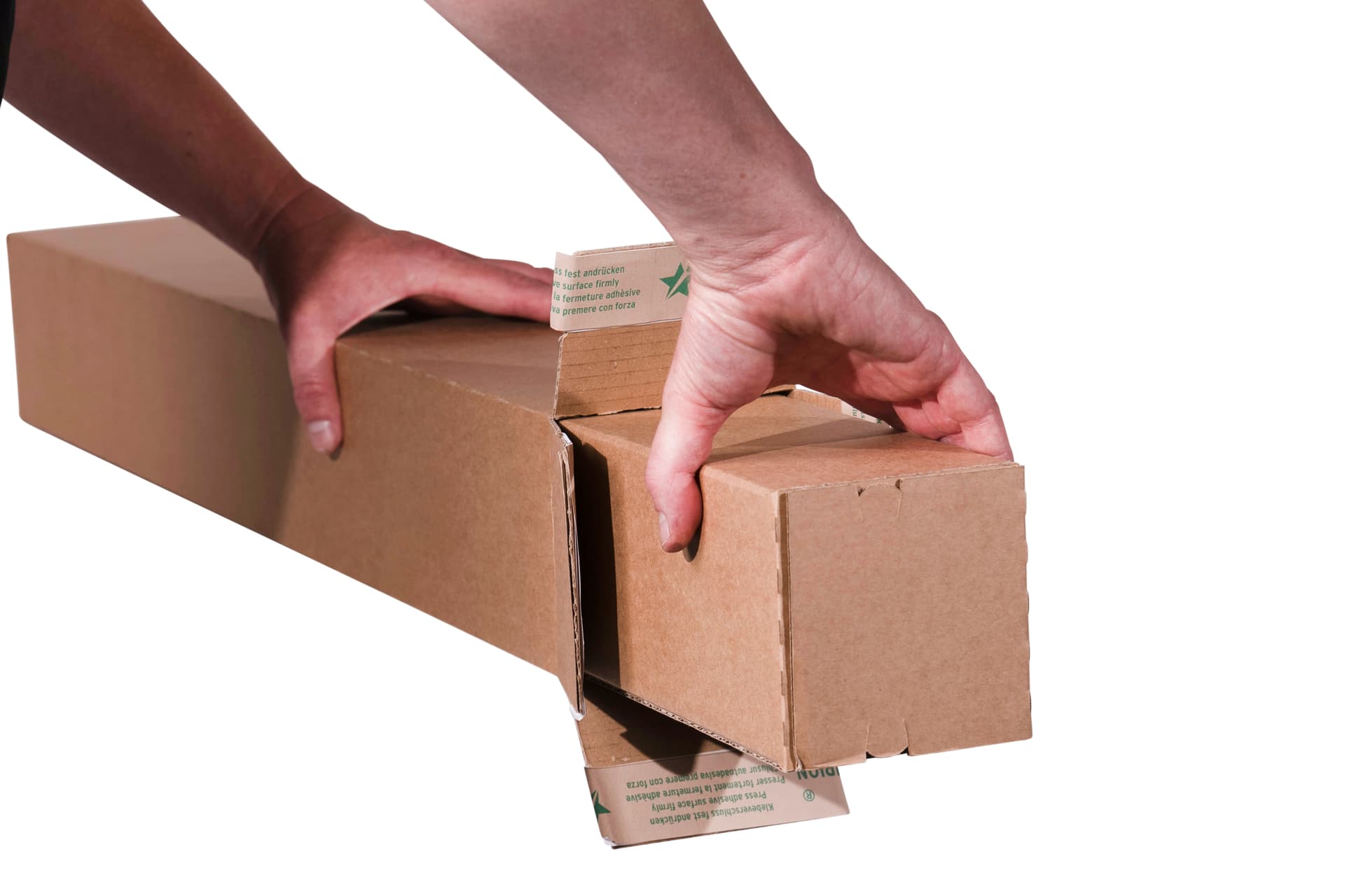 Teleskopierbare Versandhülse 4