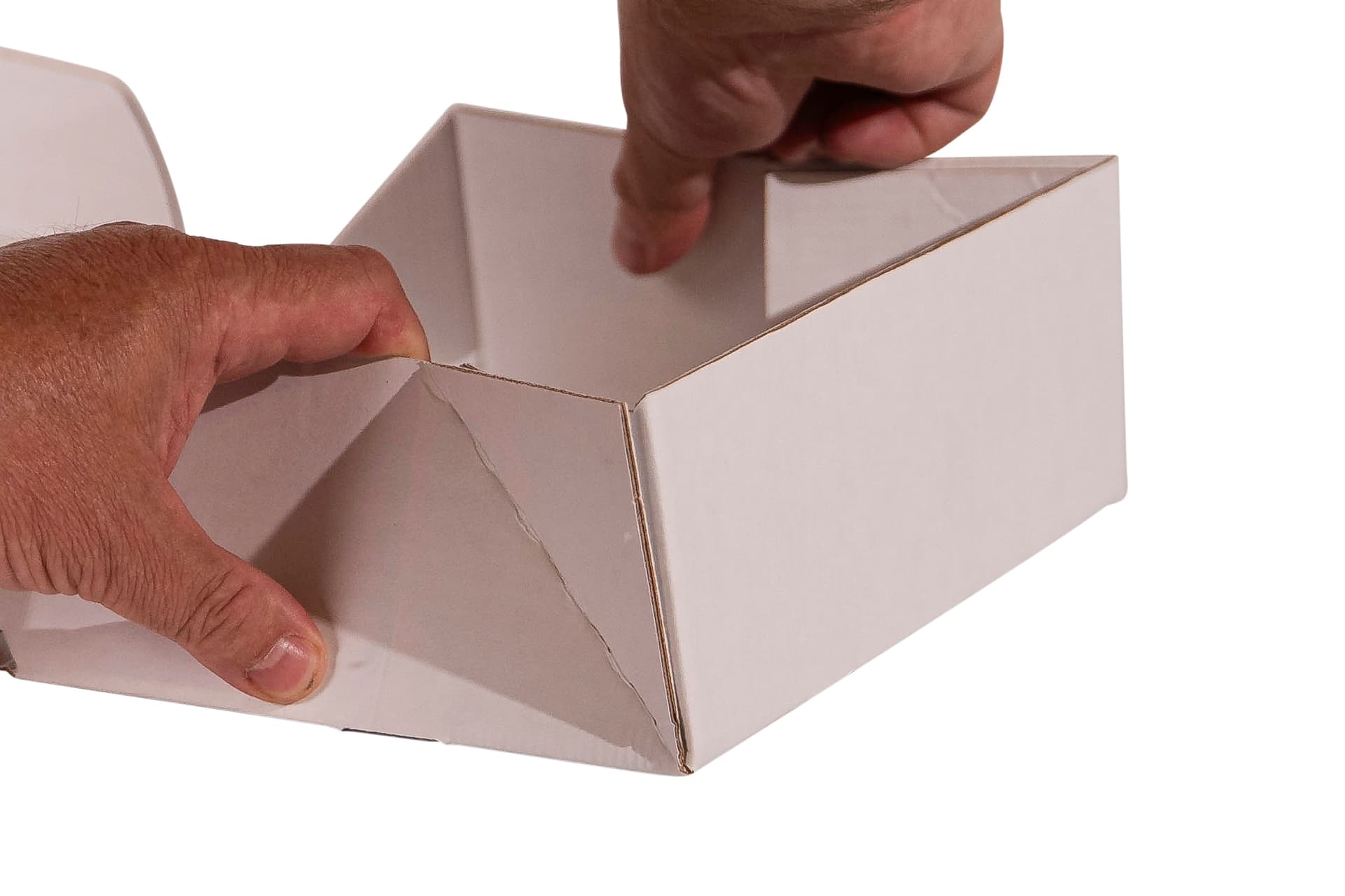 Versandbox 2-wellig weiß 4