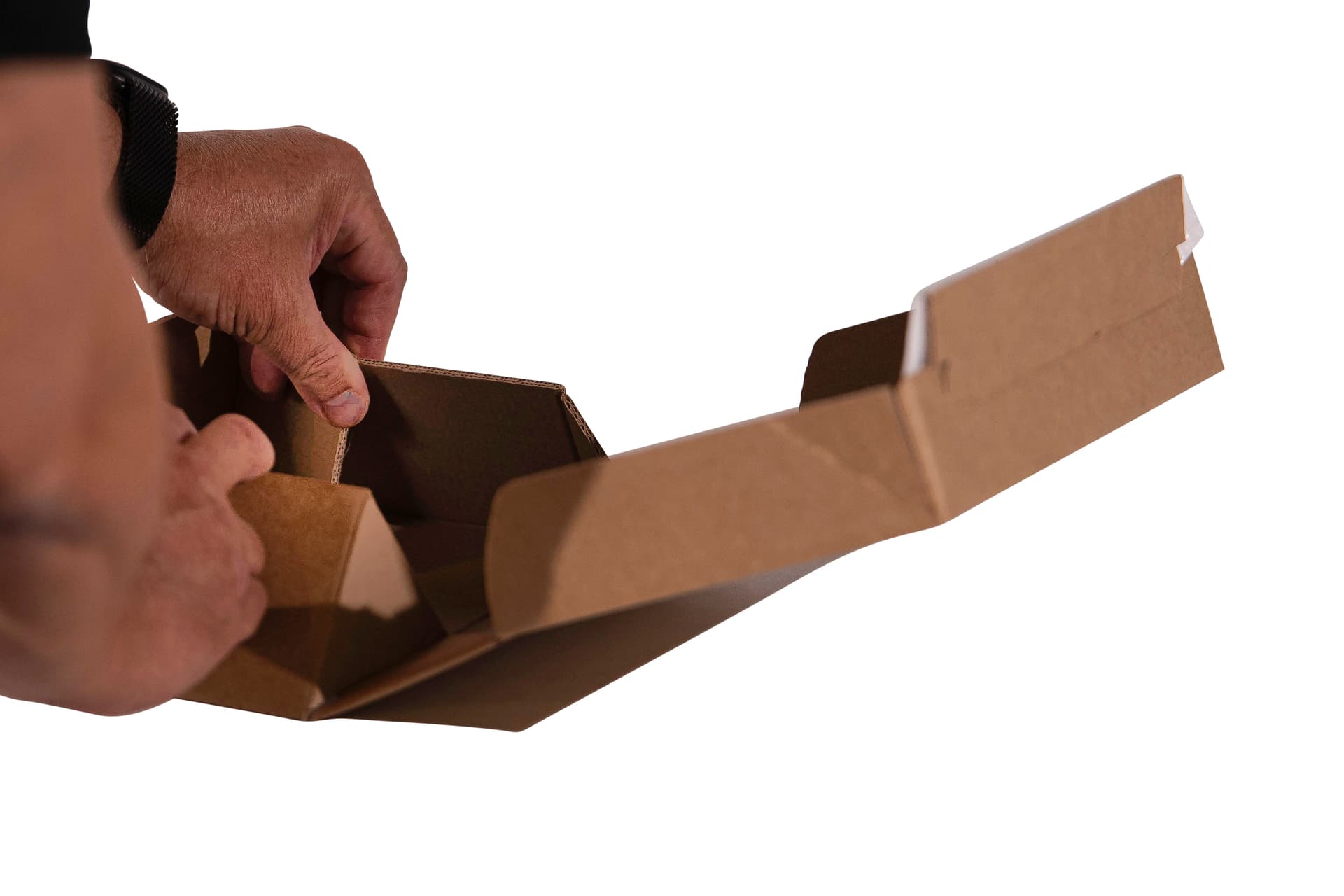 Versandbox 2-wellig, braun 5