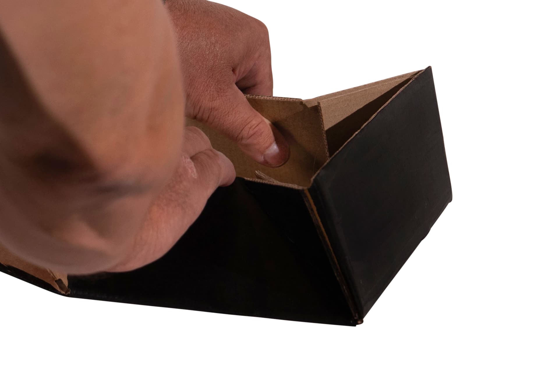 Versandbox 2-wellig, schwarz 4