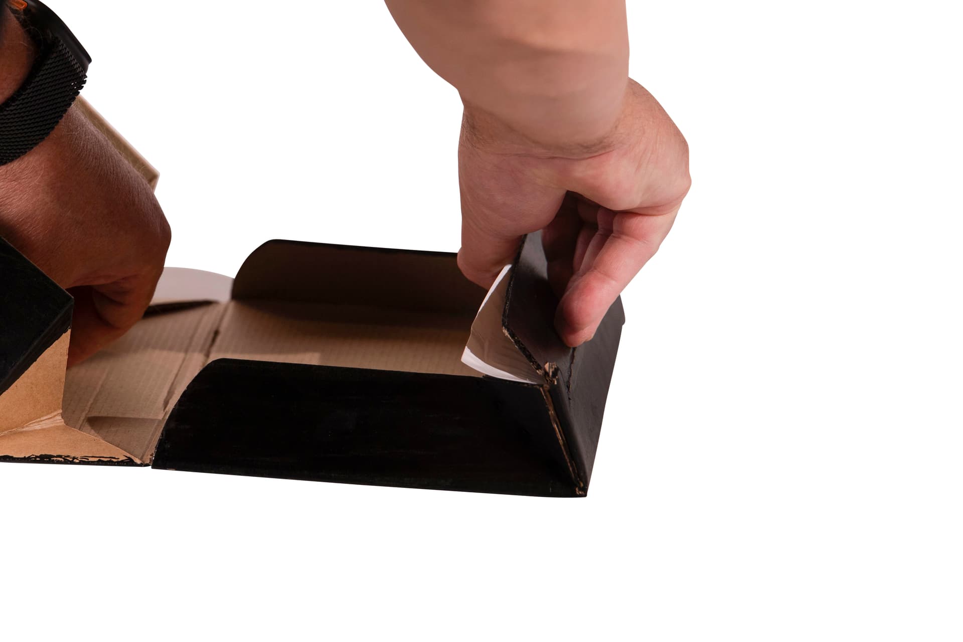 Versandbox 2-wellig, schwarz 5