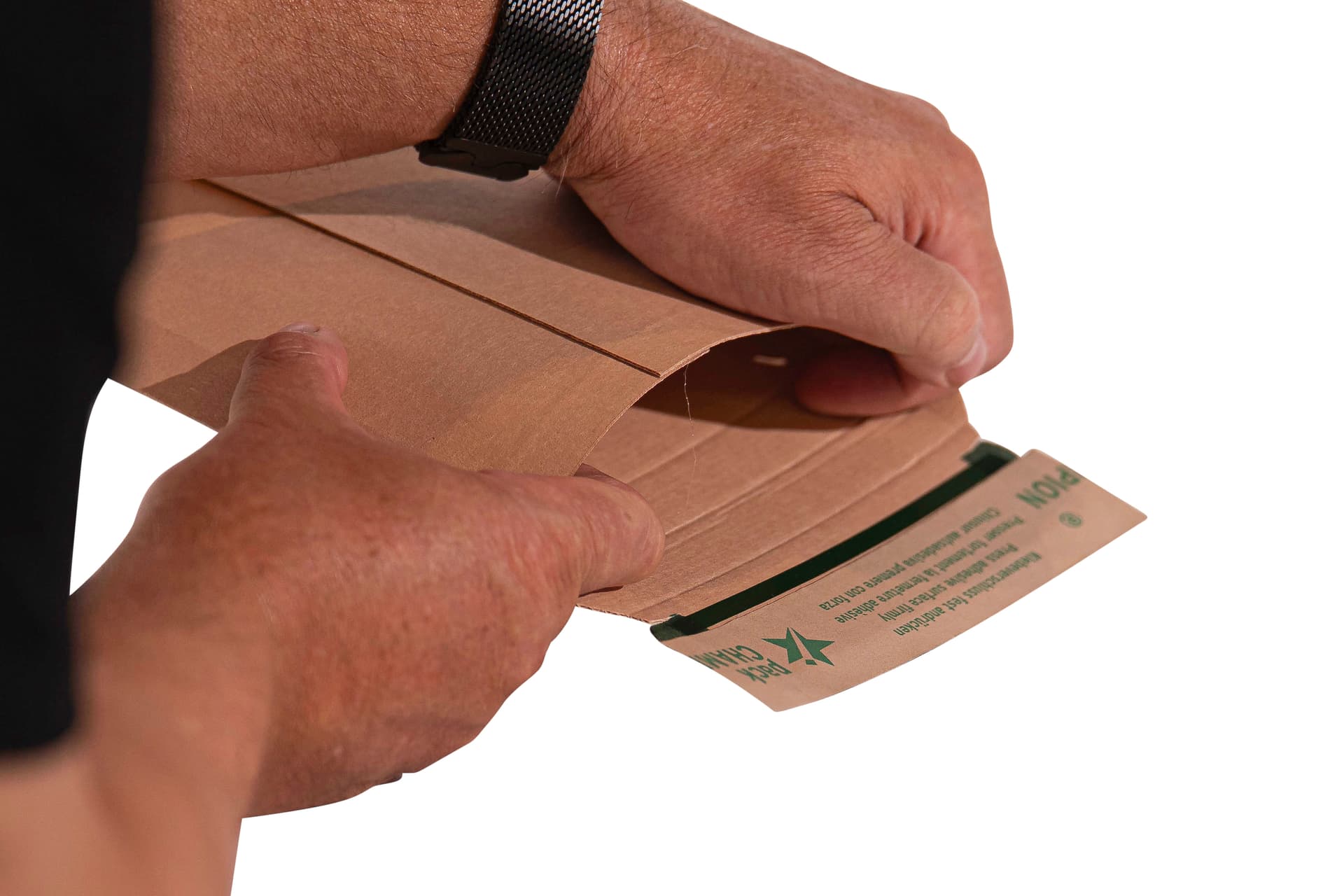 Versandtasche, braun 2