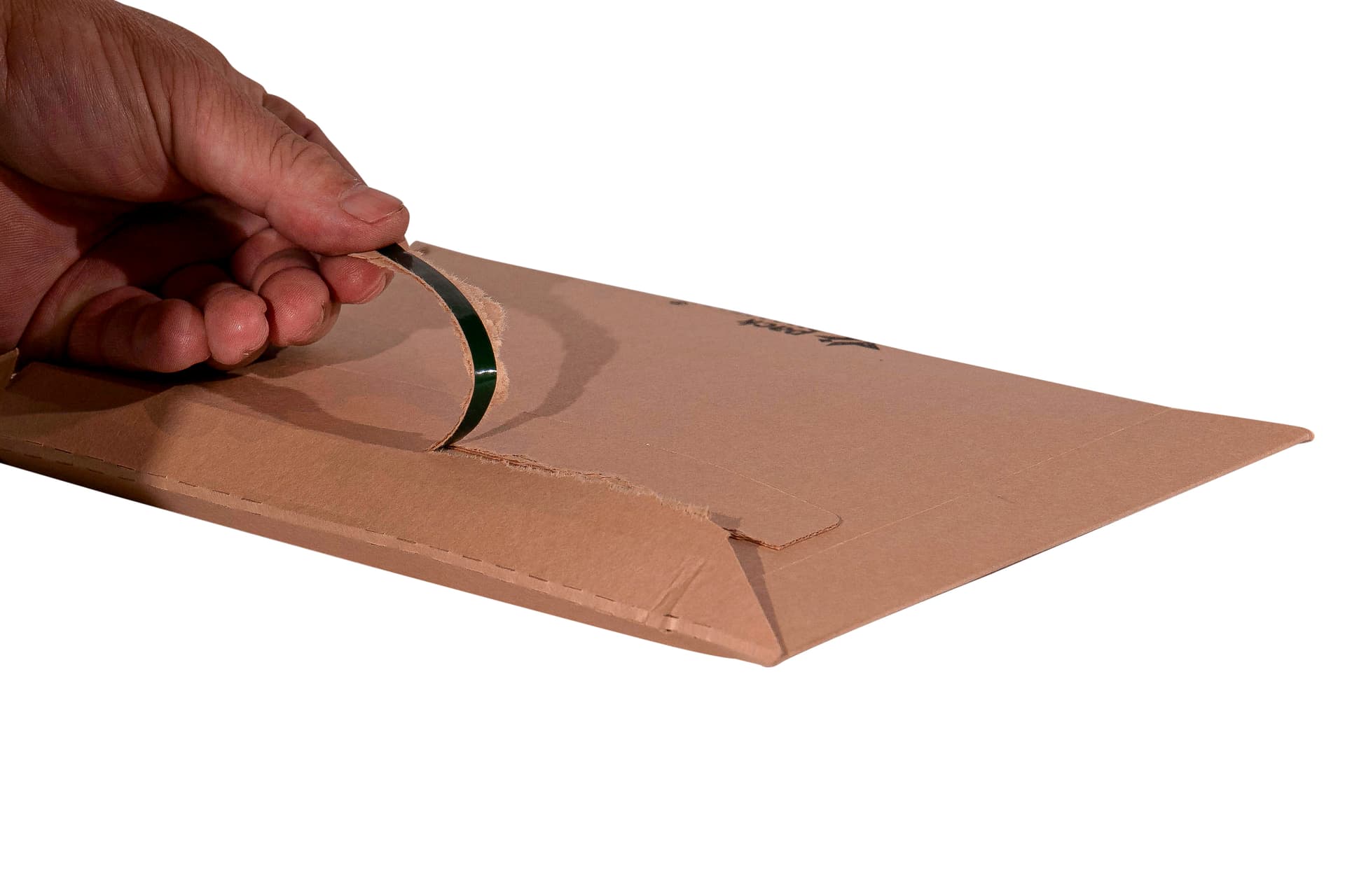 Versandtasche quer braun 6