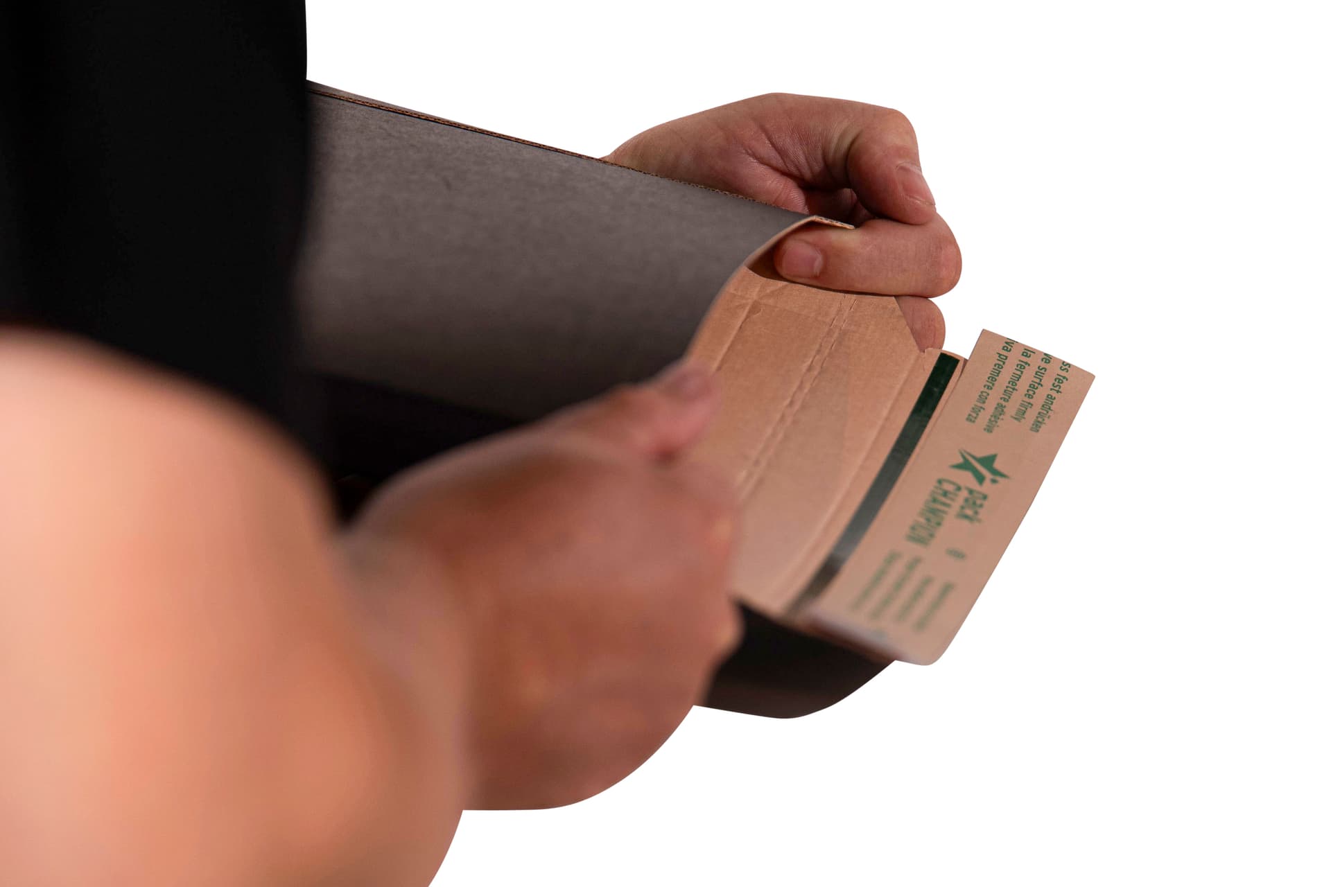 Versandtasche quer schwarz 5