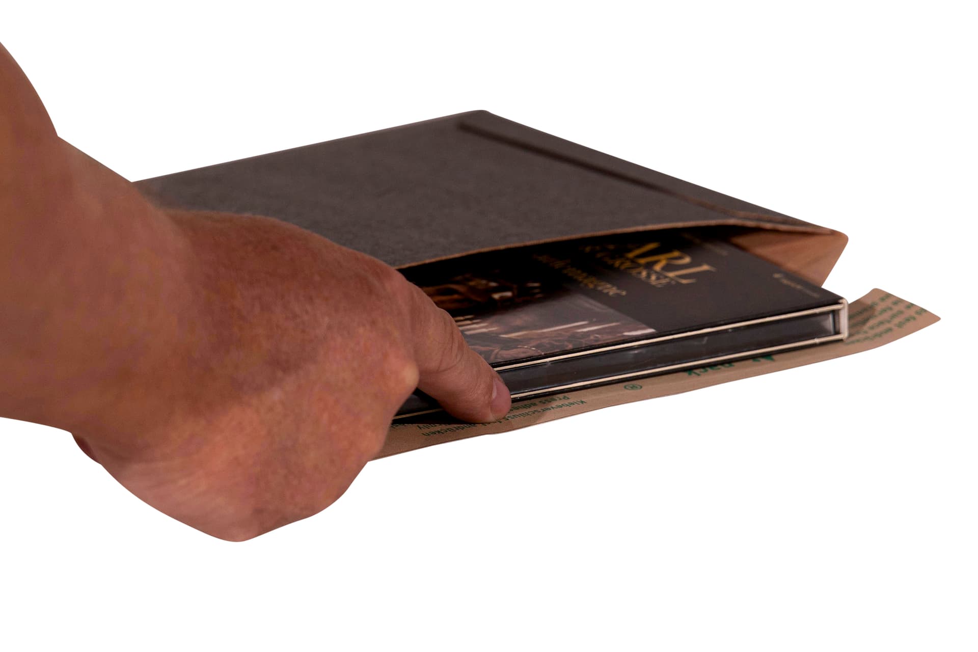 Versandtasche quer schwarz 3