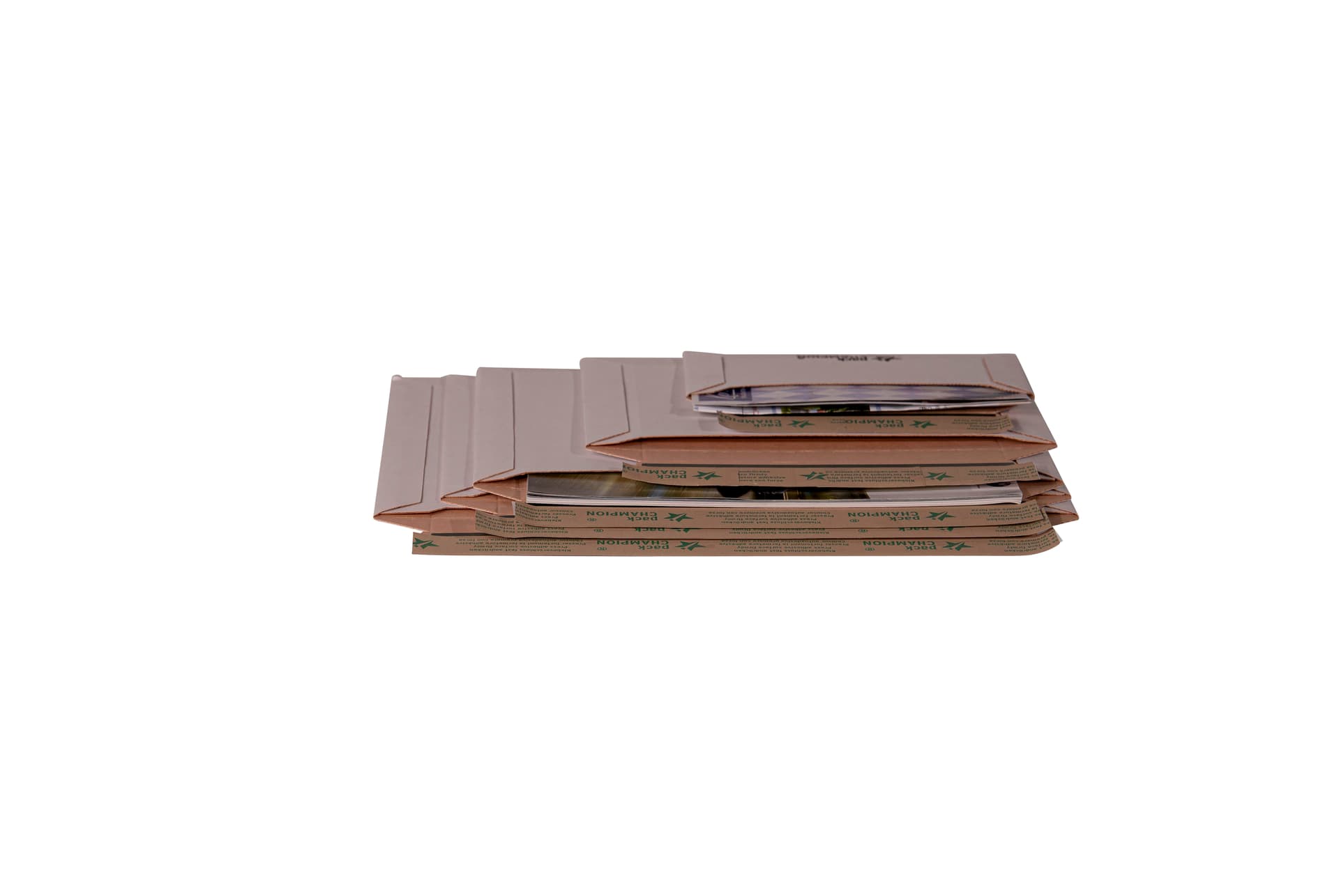 Versandtasche quer weiß